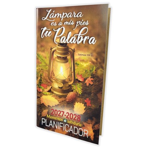 Planificador Momentos de Sabiduría 2027-2028 - Salmos 119:105, tapa vinilo
