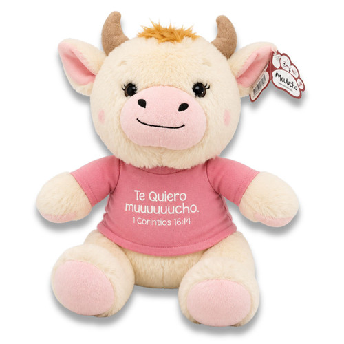 Peluche de Vaca: La vaquita tierna - 1 Corintios 16:14