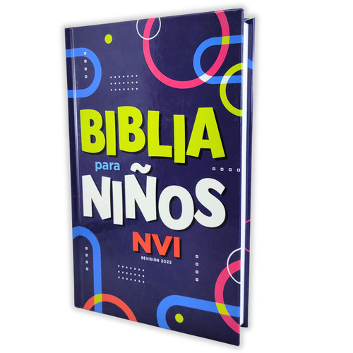 Biblia para Niños NVI Revisión 2022, tapa dura azul