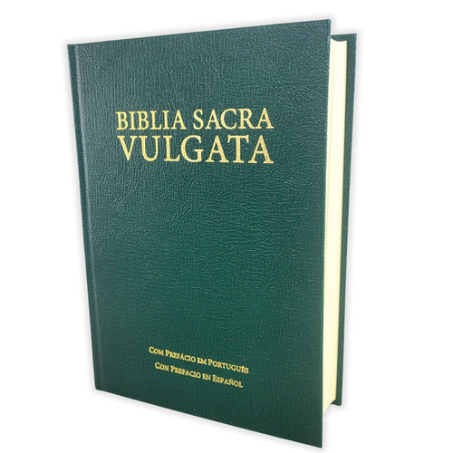 Biblia Sacra Vulgata Cuarta Edición Corregida, tapa dura verde