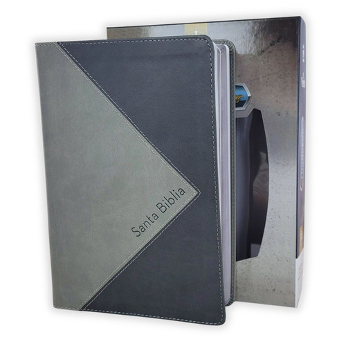 Biblia de Referencia Thompson RV1960, imit. piel, gris