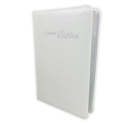 Biblia RV Actualizada 2015 RVA, piel europea, blanco