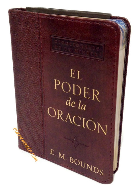 Devocionales de un Minuto, El Poder de la Oración, E.M. Bounds, imitación piel, café