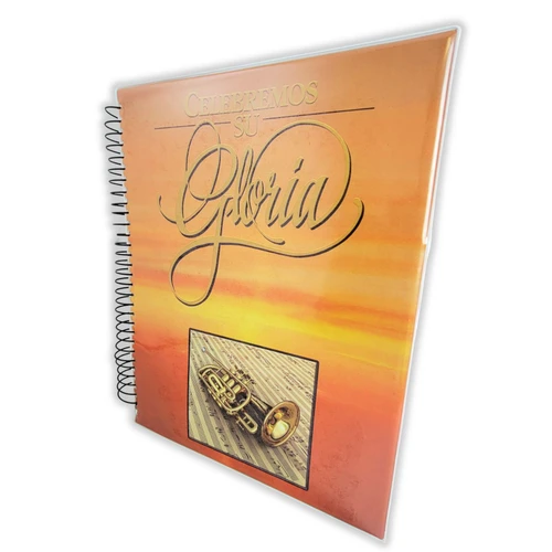 Himnario Celebremos Su Gloria, Banda, Si bemol-B flat para instrumentos, Gigante, Música y letras, tapa dura espiral