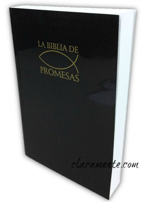 La Biblia de Promesas RV1960, tapa rústica, negro