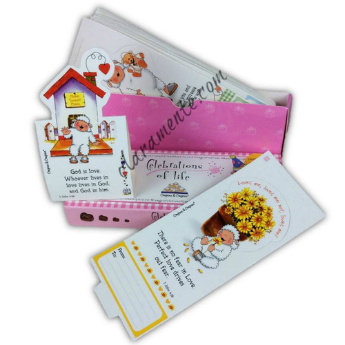 Promise Box Ovejitas, Celebrations of Life, Now your cards can be set up