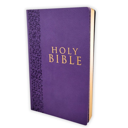 KJV Gift and Award Holy Bible thinline purple flexcover