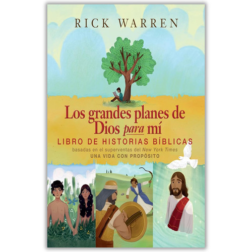 Los Grandes Planes de Dios para Mí, Libros de historias bíblicas, Rick Warren, tapa dura acolchonada