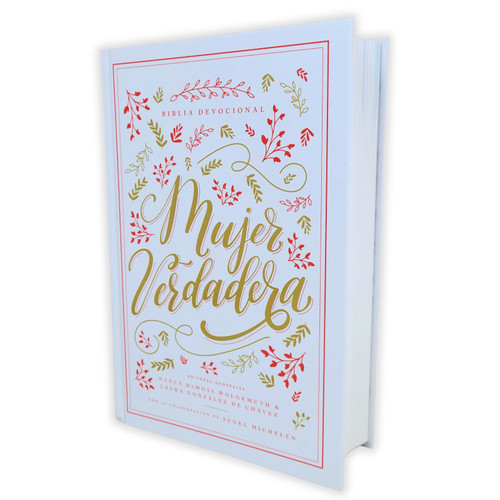 Biblia Devocional Mujer Verdadera con Margen Amplio: RV1960, tapa dura, blanco