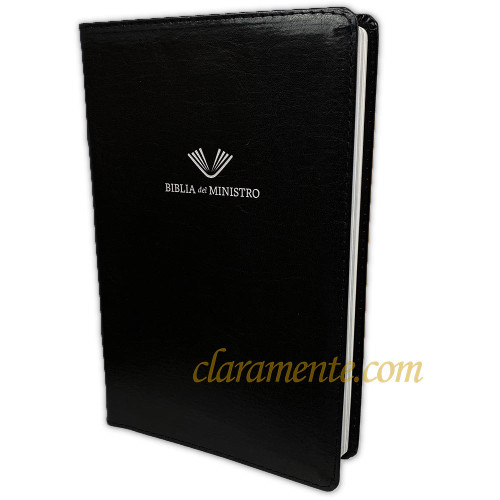 Biblia del Ministro RV1960 con Manual del Ministro, piel fabricada, negro