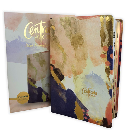 Biblia Devocional para Mujeres Centrada en Cristo RV1960, imit. piel matizada con índice