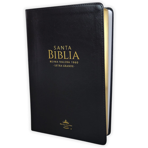 Biblia Letra Grande 12 puntos RV1960 imit piel negro