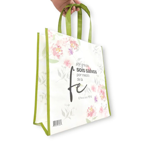 Bolsa Tote bag grande a todo color. Mujer Virtuosa