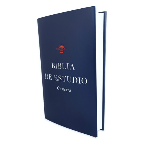 Biblia de Estudio Concisa RV1960 tapa dura - con notas ESV traducidas