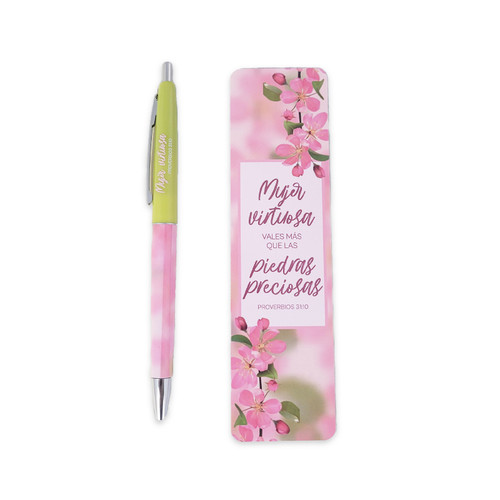 Pack de Separador con Bolígrafo: Mujer virtuosa - Proverbios 31:10