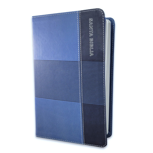 Biblia de Estudio para Jóvenes RV1960, imit. piel azul