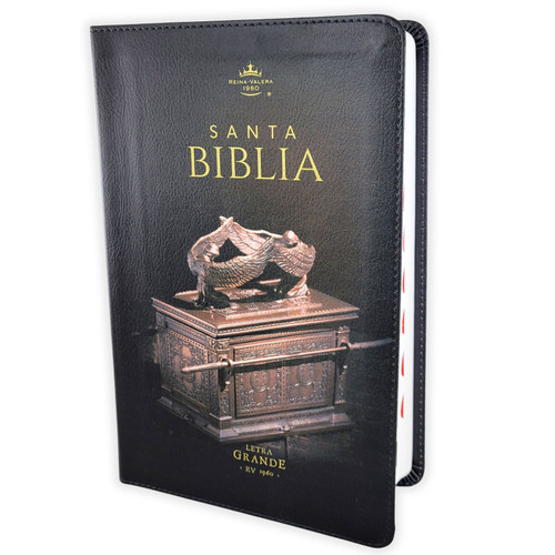 Biblia Letra Grande 12 puntos RV1960, imit piel negro con índice - Arca del Pacto