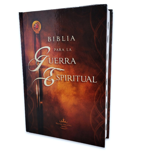 Biblia para la Guerra Espiritual RV1960, tapa dura con índice