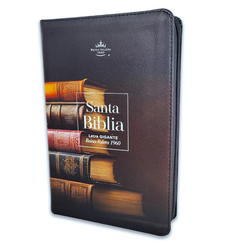Biblia con Cierre Letra Gigante Manual 14 puntos RV1960, imit piel negro libros con índice