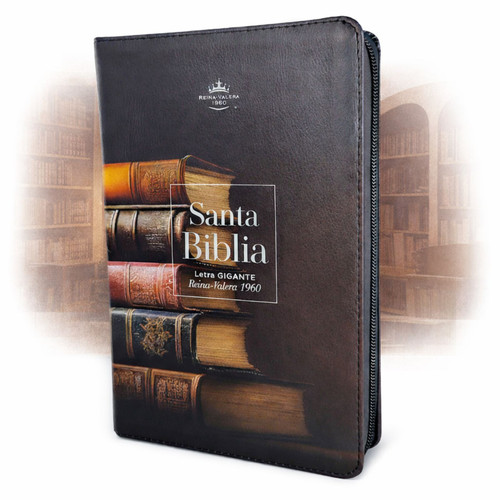 Biblia con Cierre Letra Gigante Manual 14 puntos RV1960, imit piel negro libros con índice