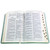 KJV Giant Print Standard Size Bible, teal faux leather with thumb index