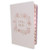 KJV Giant Print Standard Size Bible, pink faux leather with thumb index