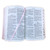 KJV Giant Print Standard Size Bible, pink faux leather with thumb index