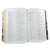 The Spiritual Growth Bible NLT: navy leaf faux leather with thumb index