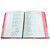 Biblia de Apuntes con Margen Amplio RV1960, tapa dura azul marino floral con canto rojo floral