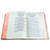 Biblia de Apuntes con Margen Amplio RV1960, tapa dura azul celeste floral con canto rojo floral