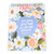 Large Spiral-bound Notepad: Things above blue - Colossians 3:2, blue floral hardcover