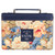 Bible Cover, Extra Large Size, Be still, Psalm 46:10, roses blue faux leather
