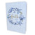 Set of 3 Notebooks: Faith, love, and grace, blue floral