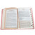 The Spiritual Growth Bible NLT, pink floral faux leather with thumb index