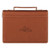 Bible Cover, Large Size, Trust, pink & light brown faux leather