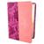 Biblia Portátil Letra Grande 12 puntos RV1960, imit piel duotono rosa fucsia floral