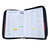 Biblia con Cierre Letra Súper Gigante 19 puntos Mediana RV1960, imit piel duotono negro y rojizo estilo rústico con índice