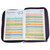 Biblia con Cierre Letra Gigante Manual 14 puntos RV1960, imit piel duotono rosa fucsia con índice y canto floral