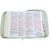 Biblia con Cierre Compacta Letra Grande 11 puntos RV1960, imit piel duotono blanco y rosa floral con índice y canto floral