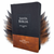 Biblia con Cierre Letra Súper Gigante 19 puntos Mediana RV1960, imit piel duotono negro y café con índice
