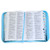 Biblia con Cierre Letra Gigante Manual 14 puntos RV1960, imit piel azul floral con índice y canto floral
