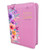 Biblia con Cierre Portátil Letra Grande 12 puntos RV1960, imit piel mauve fantasía floral con índice y canto floral