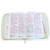 Biblia con Cierre Compacta Letra Grande 11 puntos RV1960, imit piel blanco flores con índice y canto floral