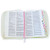 Biblia con Cierre Compacta Letra Grande 11 puntos RV1960, imit piel blanco flores con índice y canto floral