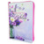 Biblia con Cierre Letra Gigante Manual 14 puntos RV1960, imit piel jarrón con flores lilas con índice y canto floral