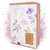 Biblia con Cierre Portátil Letra Grande 12 puntos RV1960, imit piel flores blanco con índice y canto floral