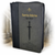 Biblia con Cierre Portátil Letra Grande 12 puntos RV1960, imit piel espada negro gris con índice