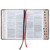 KJV Study Bible with Thumb Index, Two-tone burgundy and toffee faux leather