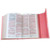 Biblia Cartera con Broche Magnético Compacta RV1960, imit piel coral con asa de mano