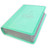 Biblia Portátil Letra Grande 12 puntos RV1960, imit piel verde pastel clásica